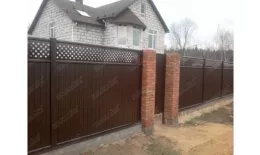 Калитка Estet 2,0х1 RAL 8017 GL купить в екатеринбурге