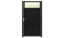 Калитка Estet Plus 2,0х1 RAL 7024/1013 GL купить в екатеринбурге