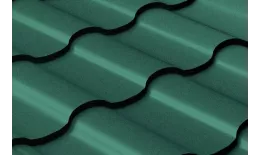 Металлочерепица GL Kredo 0.5 GreenCoat Pural RAL 6020 хромовая зелень купить в екатеринбурге