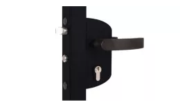 Замок LAKZ 6060 P1L корпус из полиамида с ручками из полимиада, черный RAL 9005 GL GL купить в екатеринбурге