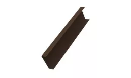 Декоративная накладка на столб жалюзи Milan,Tokyo 0,5 GreenCoat Pural BT, matt RR 887 шоколадно-коричневый (RAL 8017 шоколад) GL купить в екатеринбурге