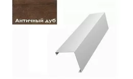 Декоративная накладка на столб угловая жалюзи Milan,Tokyo 0,45 Print-double Premium Antique Wood GL купить в екатеринбурге