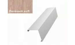 Декоративная накладка на столб угловая жалюзи Milan,Tokyo 0,45 Print Elite White Wood GL купить в екатеринбурге