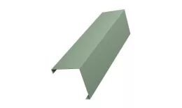 Декоративная накладка на столб угловая жалюзи Milan,Tokyo 0,45 PE с пленкой RAL 6019 бело-зеленый GL купить в екатеринбурге