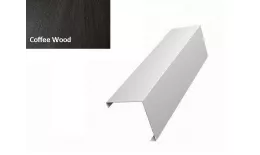 Декоративная накладка на столб угловая жалюзи Milan,Tokyo 0,45 Print Elite Coffee Wood GL купить в екатеринбурге