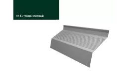 Ламель жалюзи Milan new gofr 0,5 GreenCoat Pural BT, matt RR 11 темно-зеленый GL купить в екатеринбурге