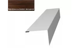 Нащельник (для калиток и ворот) 25х35 жалюзи Milan, Tokyo 0,45 Print Elite Cherry wood (L1,68) GL купить в екатеринбурге