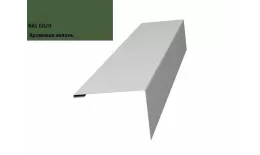 Нащельник (для калиток и ворот) 25х35 жалюзи Milan, Tokyo 0,5 Velur RAL 6020 (L1,68) GL купить в екатеринбурге