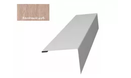 Нащельник (для калиток и ворот) 25х35 жалюзи Milan, Tokyo 0,45 Print Elite White wood (L1,68) GL купить в екатеринбурге