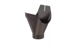 Воронка желоба 125/90. AQUASYSTEM КОМФОРТ. RR32 Темно-коричневый купить в екатеринбурге