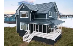 Акриловый сайдинг Grand Line Natural-брус Acryl Графит купить в екатеринбурге