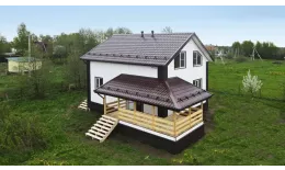 Акриловый сайдинг Grand Line Natural-брус Standart Белый купить в екатеринбурге