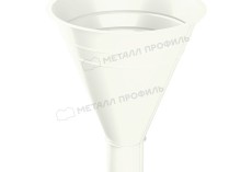 Воронка водосборная МЕТАЛЛ ПРОФИЛЬ Foramina PUR D100/300 Ral 9010 купить 