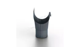 Воронка выпускная МЕТАЛЛ ПРОФИЛЬ Foramina Freeze D125/100 Grey купить в екатеринбурге