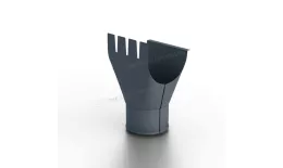 Воронка выпускная МЕТАЛЛ ПРОФИЛЬ Foramina Freeze D125/100 Grey купить в екатеринбурге