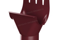 Воронка выпускная МЕТАЛЛ ПРОФИЛЬ Foramina PUR D125/100 Ral 3005 купить 