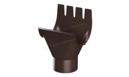 Воронка выпускная МЕТАЛЛ ПРОФИЛЬ Foramina PUR D125/100 Ral 8017 купить в екатеринбурге