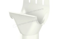 Воронка выпускная МЕТАЛЛ ПРОФИЛЬ Foramina PUR D125/100 Ral 9010 купить 