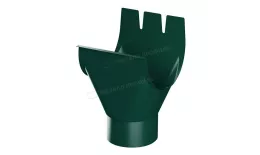 Воронка выпускная МЕТАЛЛ ПРОФИЛЬ Foramina PUR D150/100 Ral 6005 купить в екатеринбурге