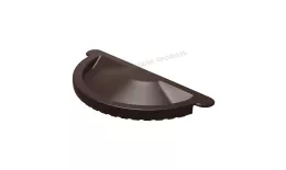 Заглушка желоба МЕТАЛЛ ПРОФИЛЬ Foramina PUR D125 Ral 8017 купить в екатеринбурге