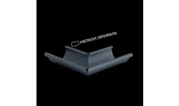 Угол желоба наружный МЕТАЛЛ ПРОФИЛЬ Foramina Freeze D125 Grey купить в екатеринбурге
