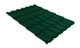 Металлочерепица Grand Line Classic 0.45 Drap ST RAL 6005 зеленый мох купить в екатеринбурге