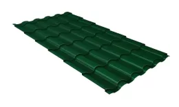 Металлочерепица Grand Line Kredo 0.5 Satin Matt RAL 6005 зеленый мох купить в екатеринбурге