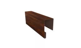 Планка П-образная заборная 17 0,45 Print Elite Chestnut Wood TwinColor (3м) купить в екатеринбурге