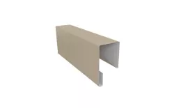 Планка П-образная заборная 17 0,5 Satin с пленкой RAL 1015 светлая слоновая кость (2,5м) купить в екатеринбурге