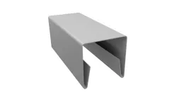 Планка П-образная заборная 20 0,5 Satin с пленкой RAL 9003 сигнальный белый (2м) купить в екатеринбурге