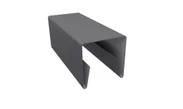 Планка П-образная заборная 20 0,5 Satin с пленкой RAL 7004 сигнальный серый (3м) купить в екатеринбурге