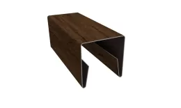 Планка П-образная заборная 20 0,45 Print-Double Premium Antique Wood (2м) купить в екатеринбурге