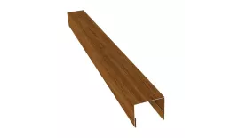 Планка П-образная заборная 24 0,4 Print Premium Golden Wood Fresh TwinColor (2м) купить в екатеринбурге
