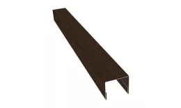 Планка П-образная заборная 24 0,45 Print Elite Coffee Wood TwinColor (3м) купить в екатеринбурге