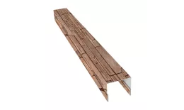 Планка П-образная заборная 24 0,45 Print Elite Sand Stone TwinColor (2,5м) купить в екатеринбурге
