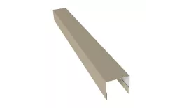 Планка П-образная заборная 24 0,5 Satin с пленкой RAL 1015 светлая слоновая кость (3м) купить в екатеринбурге