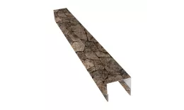 Планка П-образная заборная 24 0,45 Print Elite King Stone TwinColor (3м) купить в екатеринбурге