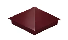 Колпак на столб 390х390мм 0,45 Drap TX с пленкой RAL 3005