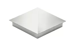 Колпак на столб 390х390мм 0,5 Satin с пленкой RAL 9003 сигнальный белый купить в екатеринбурге