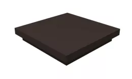 Колпак на столб плоский 550х395мм 0,5 PurPro Matt 275 с пленкой RR 32 темно-коричневый купить в екатеринбурге