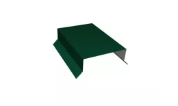 Парапетная крышка прямая 125мм 0,5 Satin с пленкой RAL 6005 зеленый мох (2м) купить в екатеринбурге