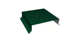 Парапетная крышка прямая 150мм 0,5 Satin с пленкой RAL 6005 зеленый мох (2м) купить в екатеринбурге
