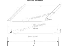 Фальцевая панель Металл Профиль FASTCLICK (VikingMP E-20-8004-0.5) купить 