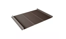 Кликфальц Line Grand Line 0,5 GreenCoat Pural BT, matt с пленкой на замках RR 32 темно-коричневый (RAL 8019 серо-коричневый) купить в екатеринбурге