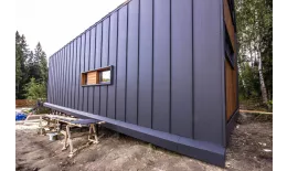 Кликфальц Line Grand Line 0,5 Rooftop Бархат с пленкой на замках RAL 7024 мокрый асфальт купить в екатеринбурге