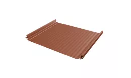 Кликфальц Pro Gofr Grand Line 0,45 Drap TX с пленкой на замках RAL 8004 терракота купить в екатеринбурге
