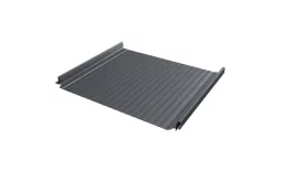 Кликфальц Pro Gofr Grand Line 0,5 Drap TX с пленкой на замках RAL 7024 мокрый асфальт купить в екатеринбурге