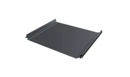 Кликфальц Pro Grand Line 0,5 Velur X с пленкой на замках RAL 7024 мокрый асфальт купить в екатеринбурге