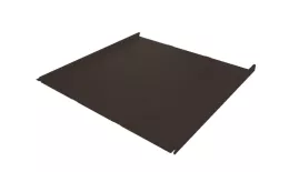 Фальц двойной стоячий Line Grand Line 0,5 Satin Matt TX с пленкой на замках RR 32 темно-коричневый купить в екатеринбурге