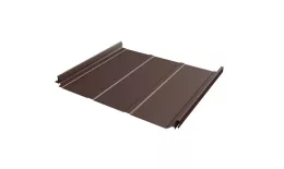 Кликфальц Pro Line Grand Line 0,5 Satin Matt TX с пленкой на замках RAL 8017 шоколад купить в екатеринбурге